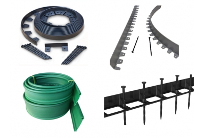 塑料草石隔离带